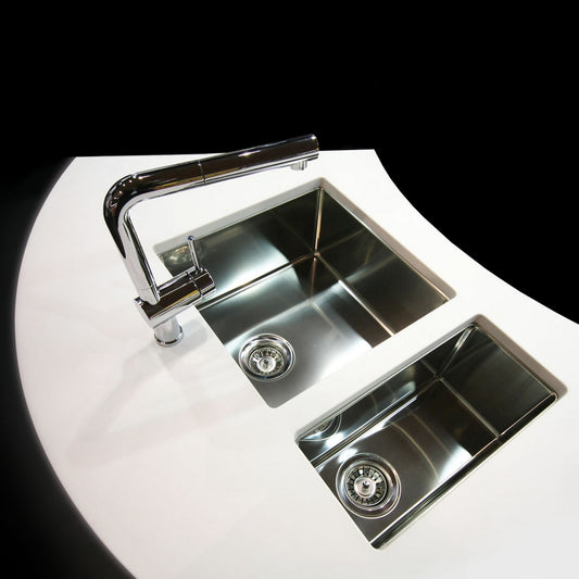 Inox sjajna jednodelna podgradna sudopera